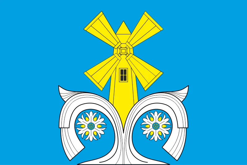 Флаг села Кичинцы Черкасского района Черкасской области Украины Флаг села Кичинцы Черкасского района Черкасской области Украины