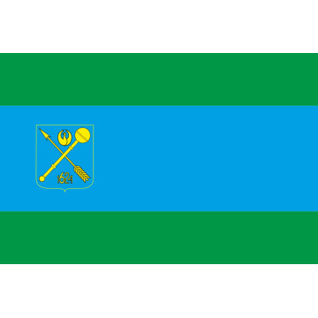 Флаг села Пустовойтовка Роменского района Сумской области Украины