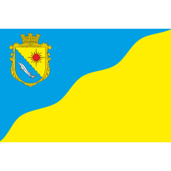 Прапор села Мелекине Маріупольського району Донецької області України