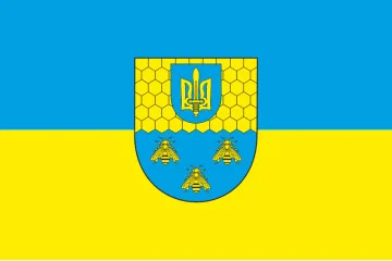 Флаг села Севериновка Белоцерковского района Киевской области Украины Флаг села Севериновка Белоцерковского района Киевской области Украины