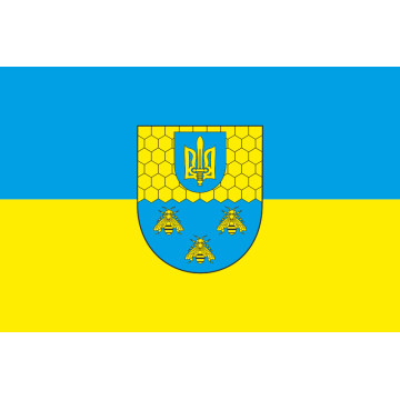 Флаг села Севериновка Белоцерковского района Киевской области Украины Флаг села Севериновка Белоцерковского района Киевской области Украины
