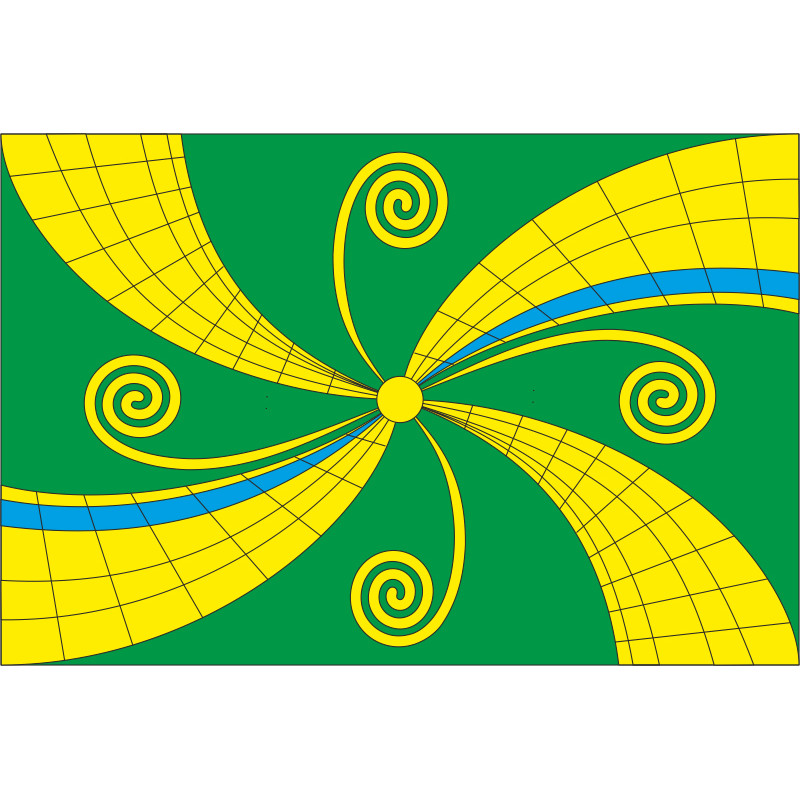 Флаг села Кривые Колена Звенигородського района Черкасской области Украины Флаг села Кривые Колена Звенигородського района Черкасской области Украины
