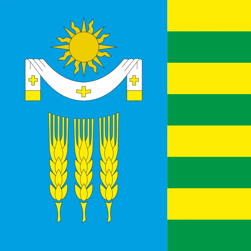 Флаг села Новоселка Хмельницкого района Хмельницкой области Украины Флаг села Новоселка Хмельницкого района Хмельницкой области Украины