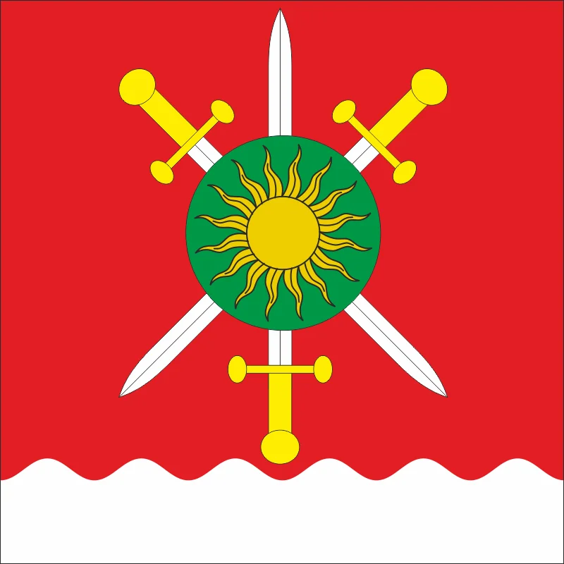 Флаг села Корытна Хмельницкого района Хмельницкой области Украины Флаг села Корытна Хмельницкого района Хмельницкой области Украины