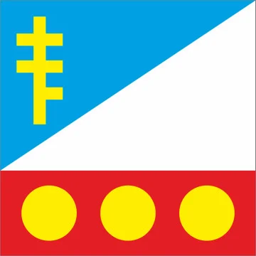 Флаг села Косогорка Хмельницкого района Хмельницкой области Украины