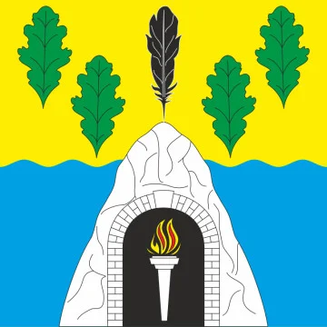 Флаг села Крутые Броды Хмельницкого района Хмельницкой области Украины
