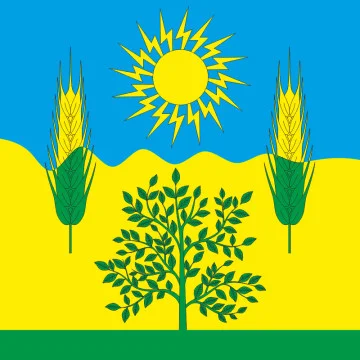 Флаг села Ясеновка Хмельницкого района Хмельницкой области Украины Флаг села Ясеновка Хмельницкого района Хмельницкой области Украины