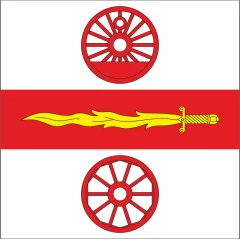 Флаг села Пашуки Шепетовского района Хмельницкой области Украины