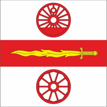 Флаг села Пашуки Шепетовского района Хмельницкой области Украины Флаг села Пашуки Шепетовского района Хмельницкой области Украины