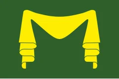 Флаг села Зеленьки Мироновского района Киевской области Украины