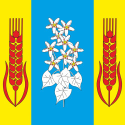 Прапор села Гречана Хмельницького району Хмельницької області України Прапор села Гречана Хмельницького району Хмельницької області України