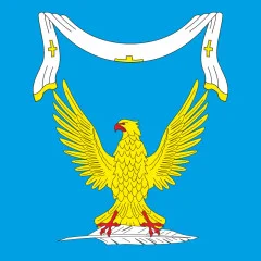 Флаг села Поповцы Хмельницкого района Хмельницкой области Украины