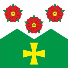 Флаг села Мартыновка Хмельницкого района Хмельницкой области Украины