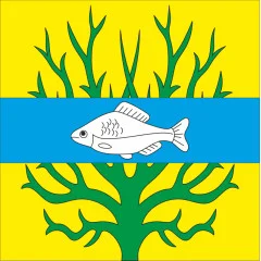 Флаг села Корчевье Ровенского района Ровенской области Украины