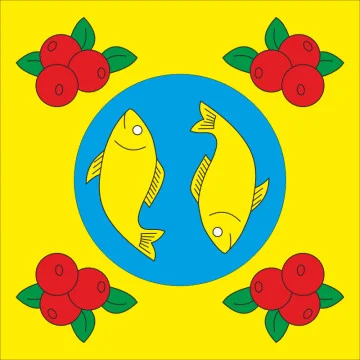 Флаг села Марьяновка Ровенского района Ровенской области Украины Флаг села Марьяновка Ровенского района Ровенской области Украины