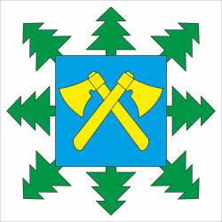 Флаг села Яснобор Ровенского района Ровенской области Украины