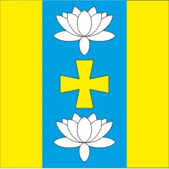 Флаг села Понебель Ровенского района Ровенской области Украины