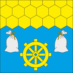 Прапор села Караєвичі Рівненського району Рівненської області України Прапор села Караєвичі Рівненського району Рівненської області України