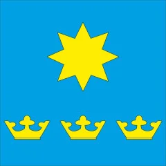 Флаг села Риздвяны Теребовлянского района Тернопольской области Украины