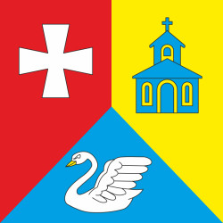Прапор села Поляни Рівненського району Рівненської області України Прапор села Поляни Рівненського району Рівненської області України