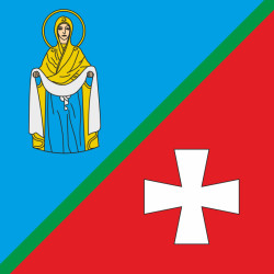 Флаг села Козлин Ровенского района Ровненской области Украины Флаг села Козлин Ровенского района Ровненской области Украины