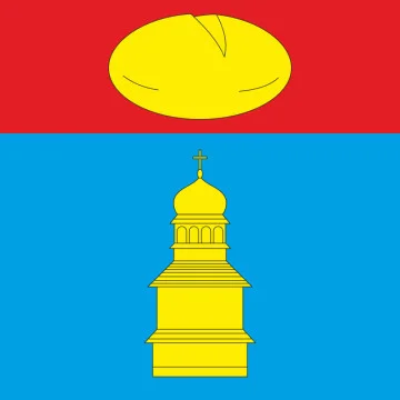 Флаг села Хлебычин Коломыйского района Ивано-Франковской области Украины Флаг села Хлебычин Коломыйского района Ивано-Франковской области Украины