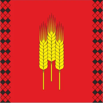 Прапор села Волосів Надвірнянського району Івано-Франківської області України