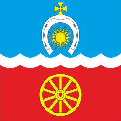 Флаг села Басовка Хмельницкого района Хмельницкой области Украины