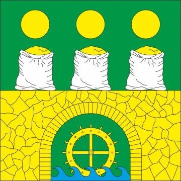 Флаг села Купин Хмельницкого района Хмельницкой области Украины