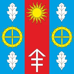 Флаг села Кузьмин Хмельницкого района Хмельницкой области Украины