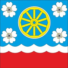 Флаг села Польный Алексинец Хмельницкого района Хмельницкой области Украины