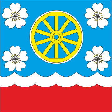 Флаг села Польный Алексинец Хмельницкого района Хмельницкой области Украины