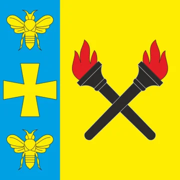Прапор села Батятичі Львівського району Львівської області України