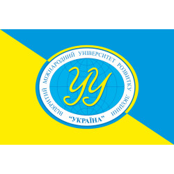 Флаг Международного университета развития человека «Украина». Вариант-01 Флаг Международного университета развития человека «Украина». Вариант-01