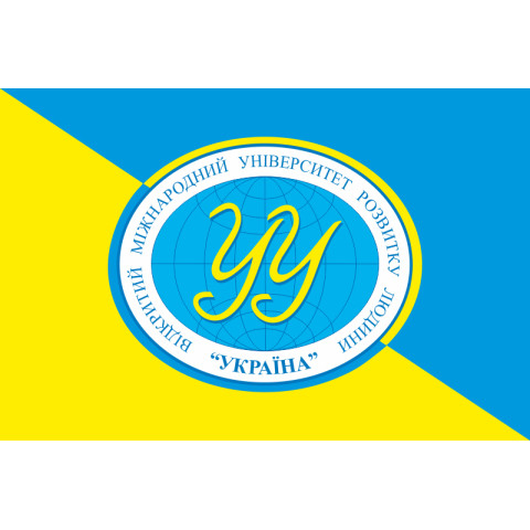 Прапор Міжнародного університету розвитку людини «Україна». Варіант-01 Прапор Міжнародного університету розвитку людини «Україна». Варіант-01