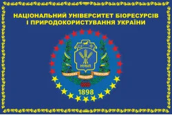 Прапор НУБіП (Національний університет біоресурсів і природокористування) України. Вараінт-02 Прапор НУБіП (Національний університет біоресурсів і природокористування) України. Вараінт-02
