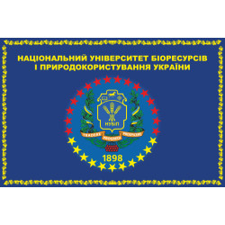 Прапор НУБіП (Національний університет біоресурсів і природокористування) України. Вараінт-02 Прапор НУБіП (Національний університет біоресурсів і природокористування) України. Вараінт-02