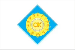 Прапор Олімпійського коледжу імені Івана Піддубного. Варіант-01 Прапор Олімпійського коледжу імені Івана Піддубного. Варіант-01