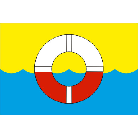 Прапор покажчик «ВОДНА РЯТІВНА СТАНЦІЯ». Варіант-01