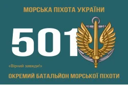 Прапор 501 ОБМП (окремий батальйон морської піхоти) ВМС України. Варіант-06 Прапор 501 ОБМП (окремий батальйон морської піхоти) ВМС України. Варіант-06