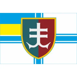 Флаг 35 ОБрМП (отдельная бригада морской пехоты) ВМС Украины. Вариант-06 Флаг 35 ОБрМП (отдельная бригада морской пехоты) ВМС Украины. Вариант-06