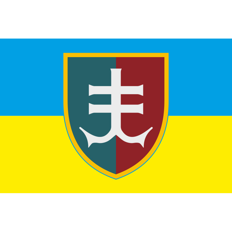 Флаг 35 ОБрМП (отдельная бригада морской пехоты) ВМС Украины. Вариант-07 Флаг 35 ОБрМП (отдельная бригада морской пехоты) ВМС Украины. Вариант-07