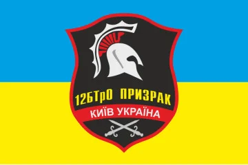 Флаг 12 БТрО (батальон территориальной обороны) «Киев» ВСУ. Вариант-05