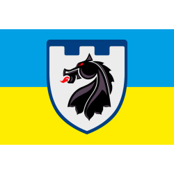 Прапор 155 ОБТрО (окремий батальйон Територіальної оборони) ЗСУ. Варіант-06 Прапор 155 ОБТрО (окремий батальйон Територіальної оборони) ЗСУ. Варіант-06