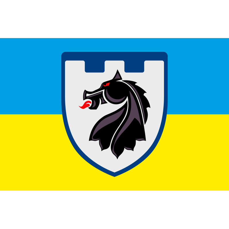 Прапор 155 ОБТрО (окремий батальйон Територіальної оборони) ЗСУ. Варіант-06 Прапор 155 ОБТрО (окремий батальйон Територіальної оборони) ЗСУ. Варіант-06