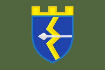 Флаг 130 ОБТрО (отдельный батальон Территориальной обороны) ВСУ. Вариант-03