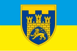 Флаг 125 ОБрТрО ВСУ (отдельная бригада территориальной обороны). Вариант-06 Флаг 125 ОБрТрО ВСУ (отдельная бригада территориальной обороны). Вариант-06