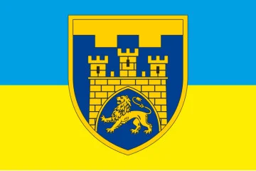 Флаг 125 ОБрТрО ВСУ (отдельная бригада территориальной обороны). Вариант-06