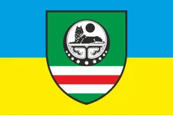 Прапор Чеченського миротворчого батальйону імені Хамзата Гелаєва ЗСУ. Варіант-01 Прапор Чеченського миротворчого батальйону імені Хамзата Гелаєва ЗСУ. Варіант-01