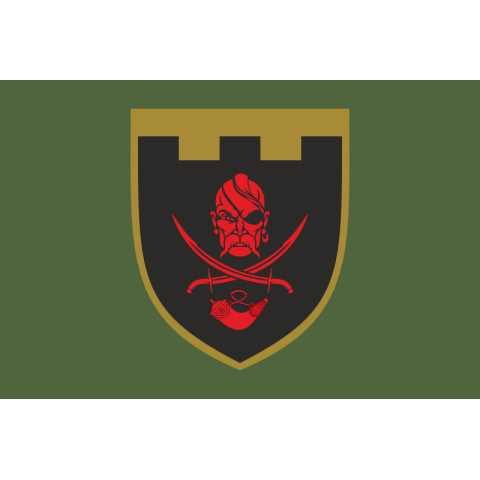 Прапор 129 ОБр ТрО ЗСУ (окрема бригада територіальної оборони). Варіант-05 Прапор 129 ОБр ТрО ЗСУ (окрема бригада територіальної оборони). Варіант-05